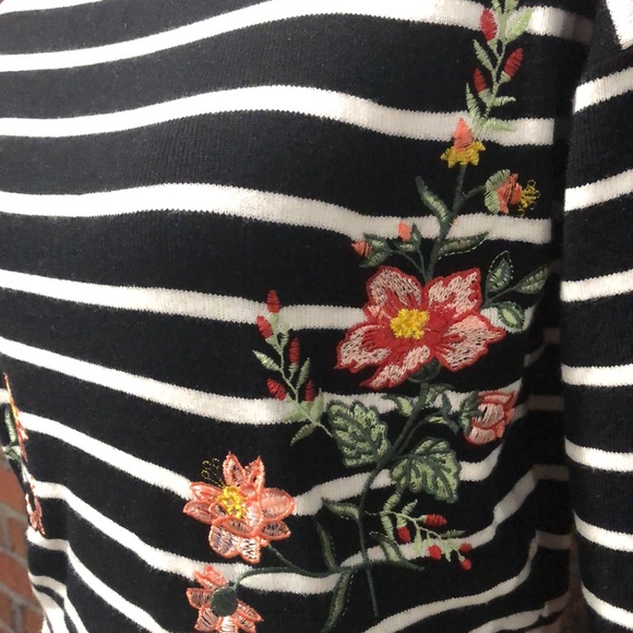 J.O.A. Stripped sweater. Size Small. NWOT. - Picture 3 of 7